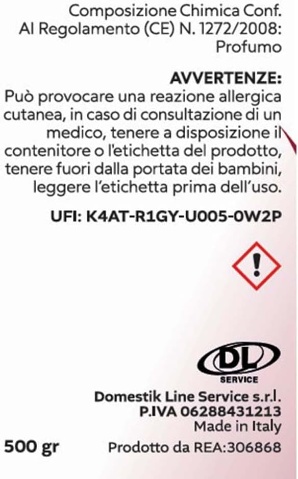 CRISTALLI PROFUMATI PER BUCATO "ZAPHIRO" IGIENIZZANTE - ANTICALCARE - AMMORBIDENTE