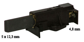 COPPIA SPAZZOLE CARBONCINI ORIGINALI PER LAVATRICI REX - ELECTROLUX - AEG