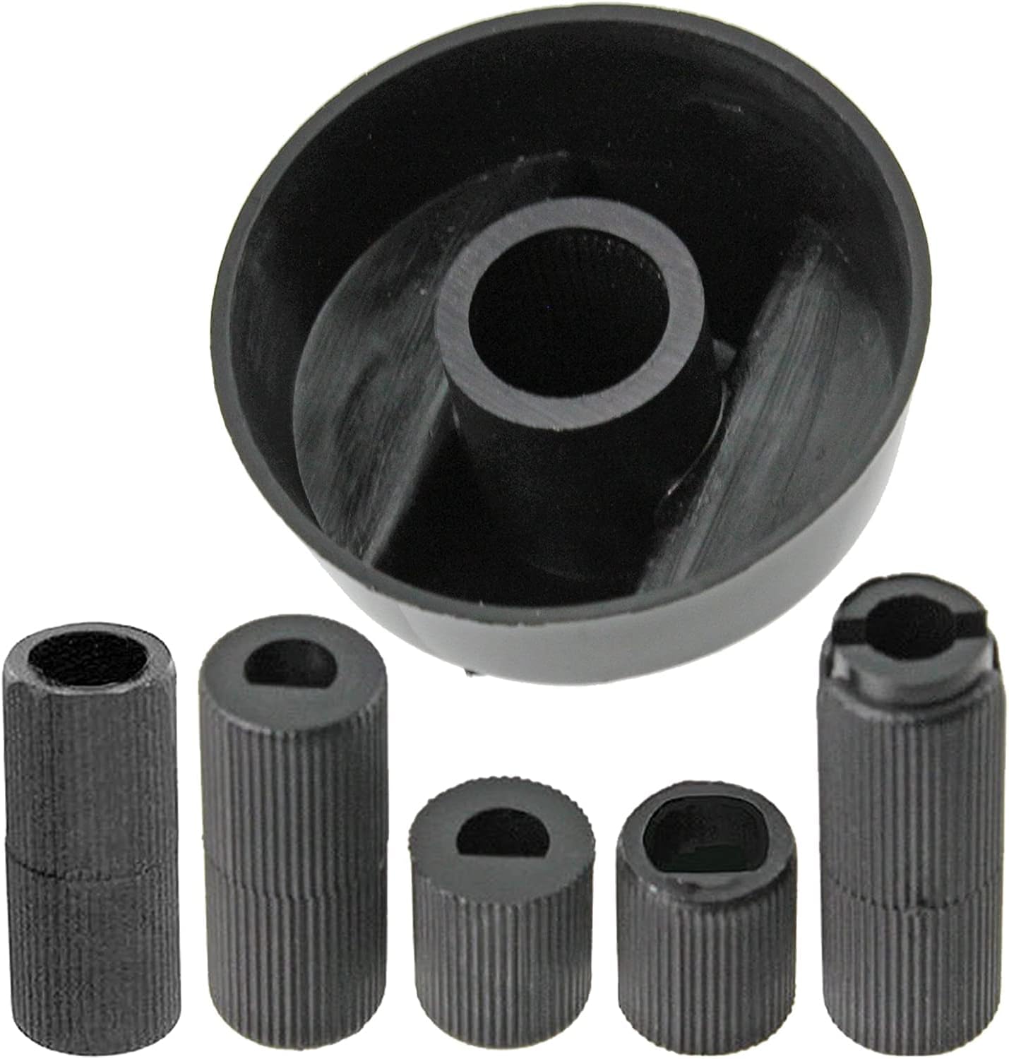 MANOPOLA POMELLO CUCINA PIANO COTTURA NERA UNIVERSALE