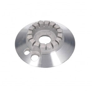 BRUCIATORE IN ALLUMINIO PICCOLO AUSILIARE 870650444 ORIGINALE PER CUCINE E PIANI COTTURA SMEG