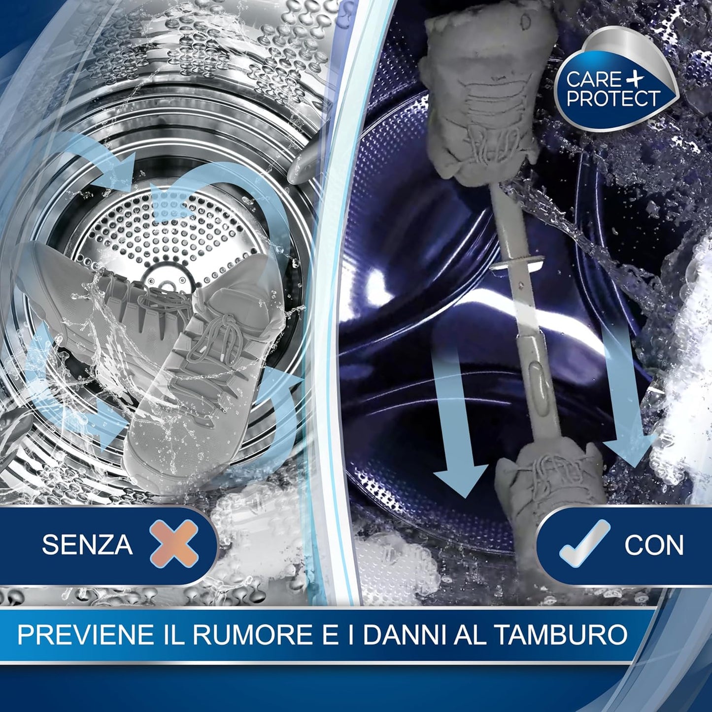 ACCESSORIO PER LAVARE E ASCIUGARE LE SCARPE CARE + PROTECT