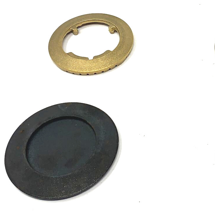 COMPLETO PIATTELLO MEDIO SEMIRAPIDO S2523 + CORONA S2520 ADATTABILI A CUCINE E PIANI COTTURA SMEG - IGNIS - WHIRLPOOL