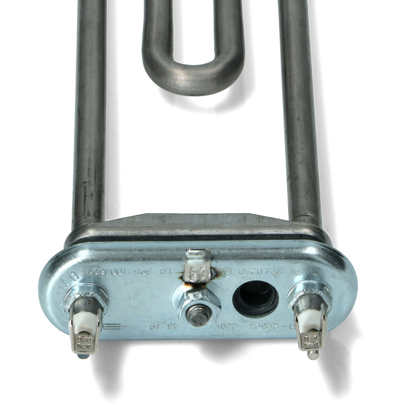 RESISTENZA LAVATRICE ADATTABILE CON FORO TERMOSTATO E TERMOFUSIBILE 2050 W PER LAVATRICE ITWASH - SANGIORGIO