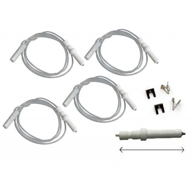 KIT 4PZ CANDELETTA ACCENSIONE ELETTRONICA 34101001 ADATTABILE PER CUCINA E PIANO COTTURA INDESIT - ARISTON