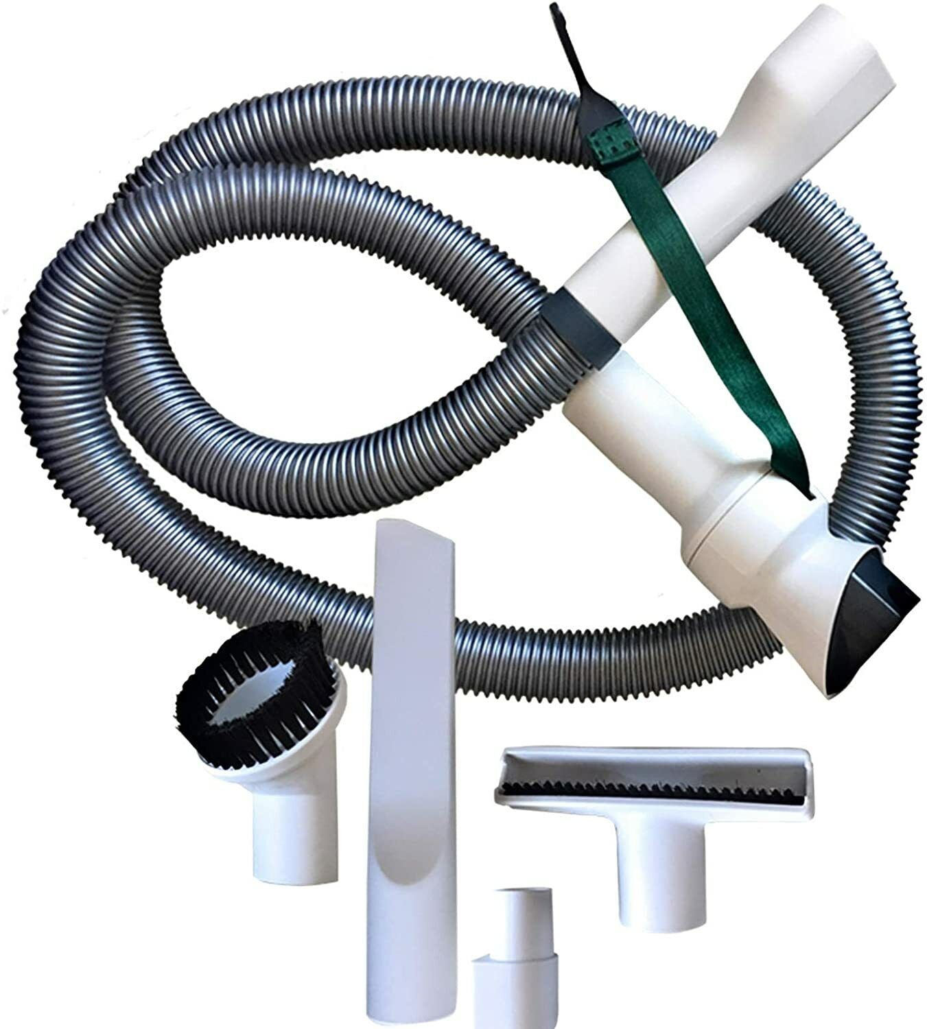 TUBO FLESSIBILE CON TRACOLLA + KIT ACCESSORI COMPATIBILE PER VORWERK FOLLETTO ADATTABILE VK200/220S - VK150