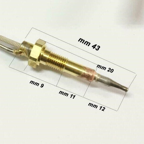 TERMOCOPPIA 45 CM PER TRIPLA CORONA C00094330 ORIGINALE PER CUCINE - PIANI COTTURA INDESIT - ARISTON - WHIRLPOOL - SMEG