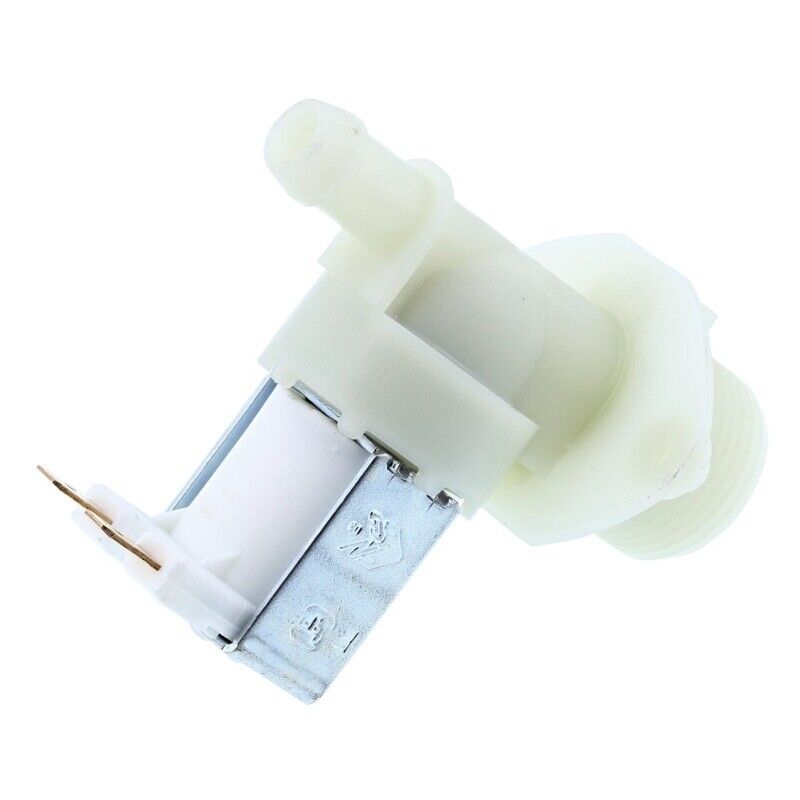 ELETTROVALVOLA 1 VIA 180° USCITA 12mm 2 CONTATTI ADATTABILE LAVATRICE E LAVASTOVIGLIE SANGIORGIO - IT-WASH - REX