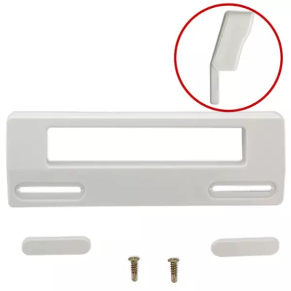 MANIGLIA UNIVERSALE BIANCA PER FRIGORIFERI LUNGH. 190MM - INTERASSE 163MM