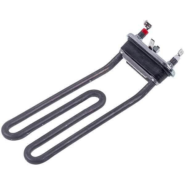 RESISTENZA LAVATRICE 1800W ORIGINALE C00088218 CON FORO TERMOSTATO E TERMOFUSIBILE PER LAVATRICE ARISTON - INDESIT