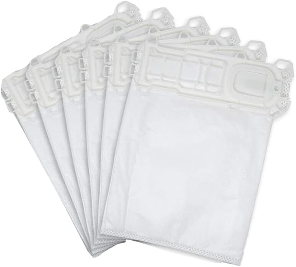 CONFEZIONE 6 SACCHETTI IN MICROFIBRA COMPATIBILE PER VORWERK FOLLETTO ADATTABILE PER VK135 - VK136