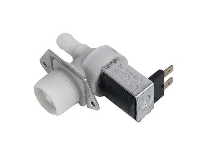 ELETTROVALVOLA UNIVERSALE 1 VIA 90° USCITA 15mm 2 CONTATTI ADATTABILE LAVATRICE