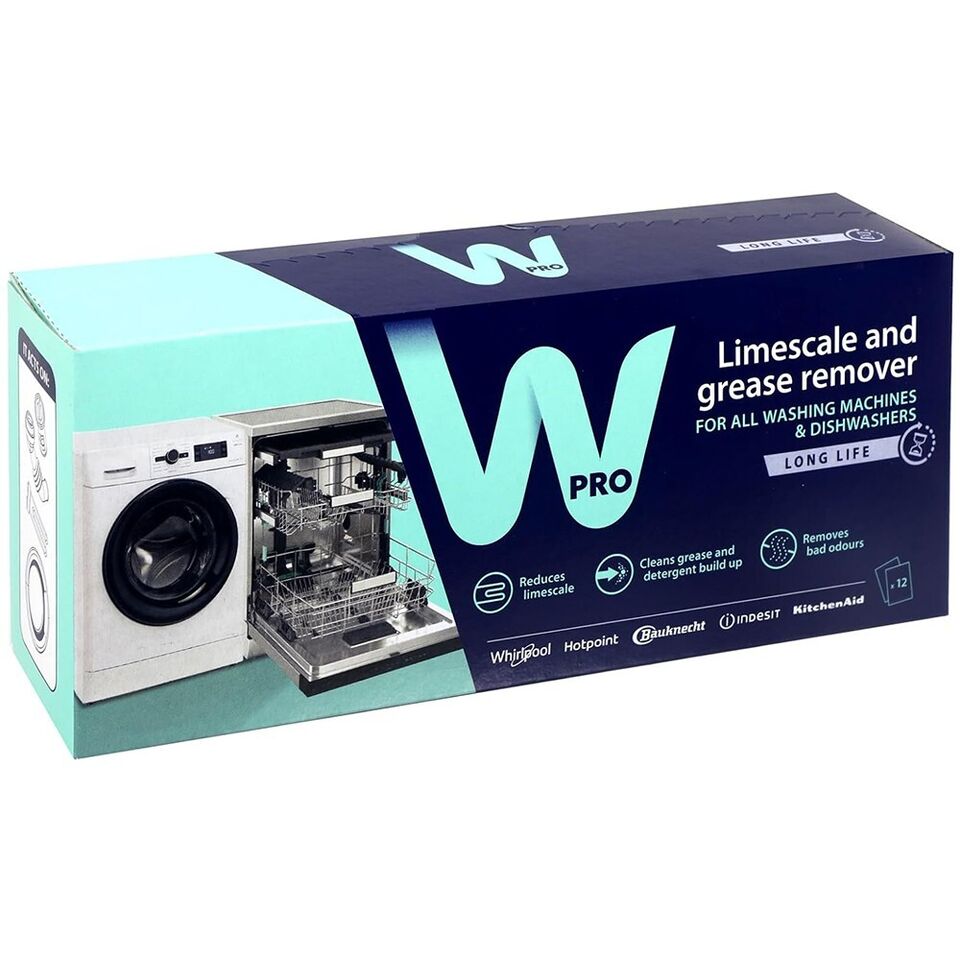 WPRO ANTICALCARE E SGRASSANTE 484000008810 PER LAVATRICE E LAVASTOVIGLIE ORIGINALE WHIRLPOOL