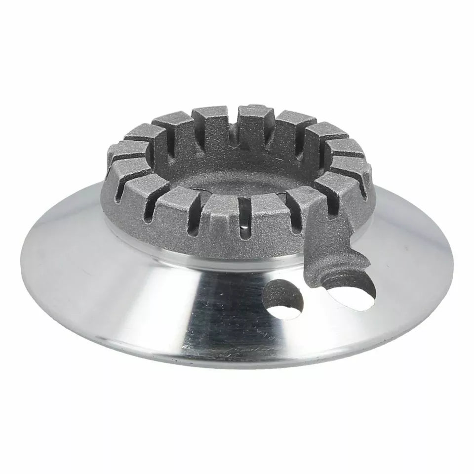 BRUCIATORE IN ALLUMINIO PICCOLO AUSILIARE 870650444 ORIGINALE PER CUCINE E PIANI COTTURA SMEG