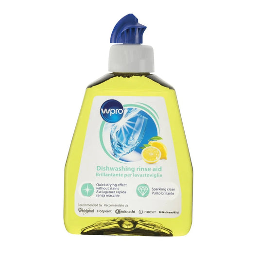 BRILLANTANTE PROFESSIONALE PER LAVASTOVIGLIE 250 ml UNIVERSALE WPRO WHIRLPOOL RIA254