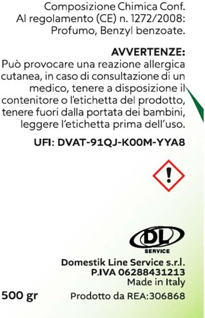 CRISTALLI PROFUMATI PER BUCATO "FRESH FRUIT COCCO E LIME" IGIENIZZANTE - ANTICALCARE - AMMORBIDENTE
