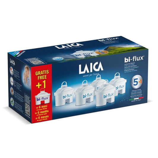 LAICA CARTUCCE FILTRANTI BI-FLUX 5+1PZ F6S2B2IT150