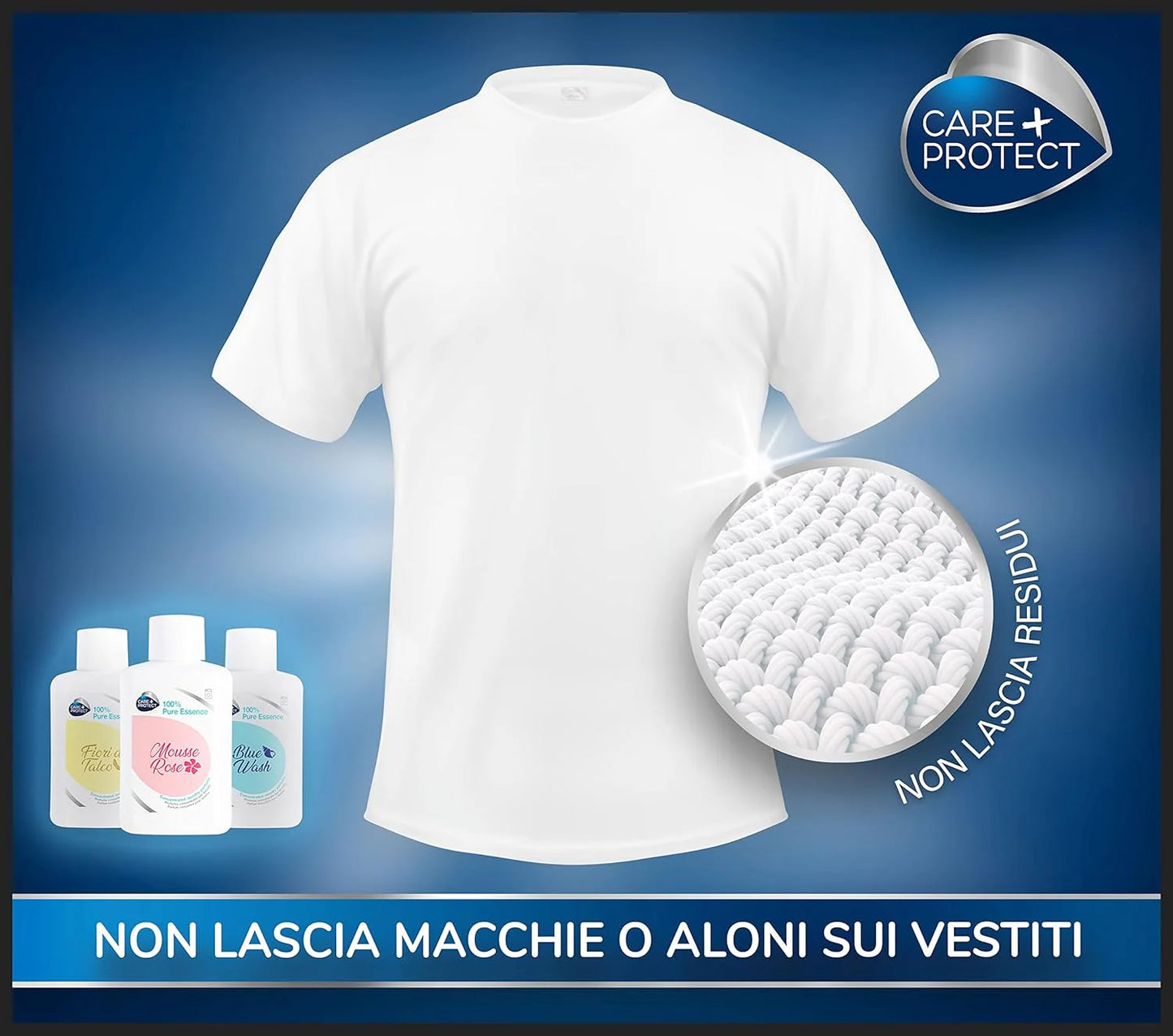 PROFUMO CONCENTRATO PER BUCATO "CLEAN WASH" CARE + PROTECT