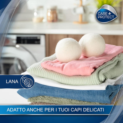 SFERE DI LANA PROFUMATE PER ASCIUGATRICE CARE + PROTECT