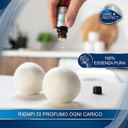 SFERE DI LANA PROFUMATE PER ASCIUGATRICE CARE + PROTECT