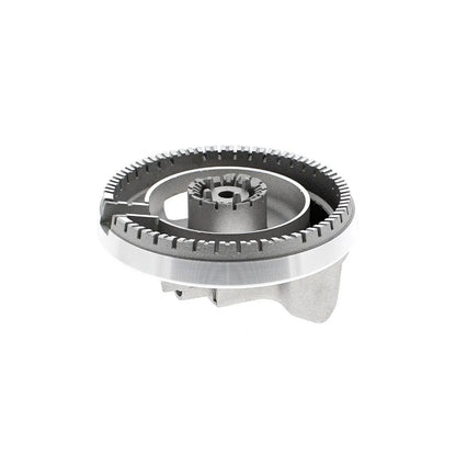 BRUCIATORE TRIPLA CORONA MINI WOK CON TUBO LATERALE B2711 ADATTABILE PER PIANI COTTURA WHIRLPOOL - ARISTON - INDESIT