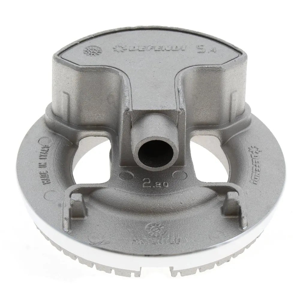 BRUCIATORE TRIPLA CORONA MINI WOK CON TUBO LATERALE B2711 ADATTABILE PER PIANI COTTURA WHIRLPOOL - ARISTON - INDESIT