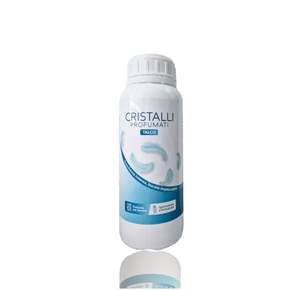 CRISTALLI PROFUMATI PER BUCATO "TALCO" IGIENIZZANTE - ANTICALCARE - AMMORBIDENTE