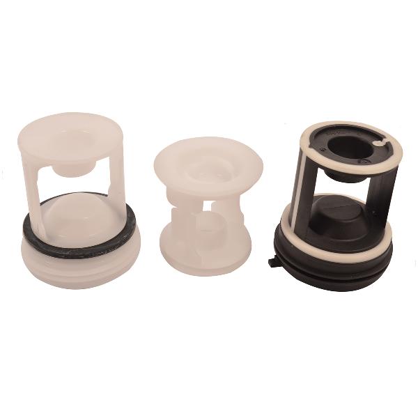 KIT FILTRO POMPA DI SCARICO ORIGINALE PER LAVATRICI INDESIT - HOTPOINT ARISTON - WHIRLPOOL - IGNIS - BAUKNECHT