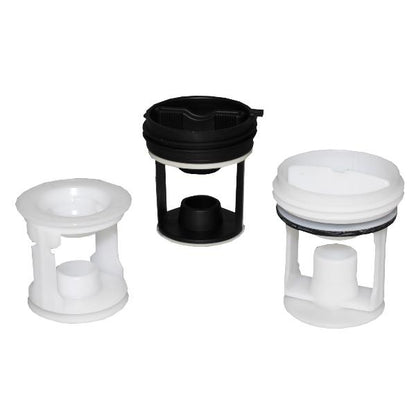 KIT FILTRO POMPA DI SCARICO ORIGINALE PER LAVATRICI INDESIT - HOTPOINT ARISTON - WHIRLPOOL - IGNIS - BAUKNECHT