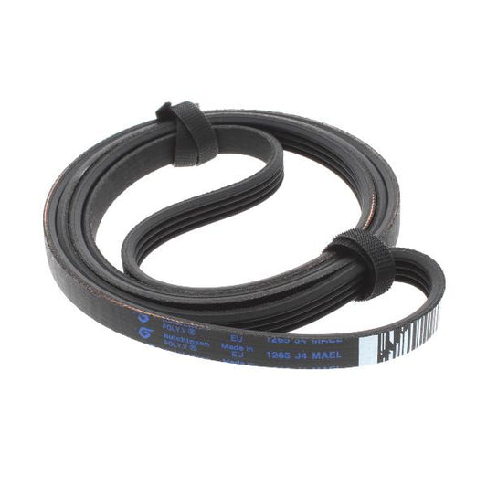 CINGHIA ELASTICA J4 1265 ORIGINALE PER MOTORE LAVATRICE INDESIT - HOTPOINT ARISTON - WHIRLPOOL