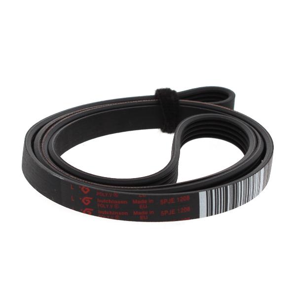 CINGHIA ELASTICA 1205J5/1208J5 ORIGINALE PER MOTORE LAVATRICE INDESIT - HOTPOINT ARISTON - WHIRLPOOL