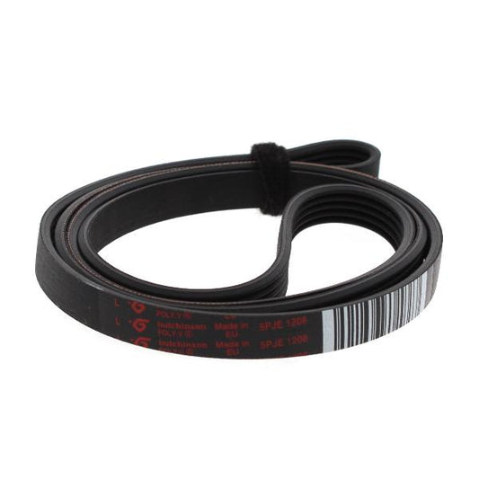 CINGHIA ELASTICA 1205J5/1208J5 ORIGINALE PER MOTORE LAVATRICE INDESIT - HOTPOINT ARISTON - WHIRLPOOL