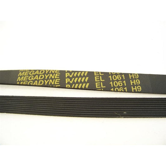CINGHIA ELASTICA EL 1061 H9 ADATTABILE PER MOTORE LAVATRICE INDESIT - ARISTON