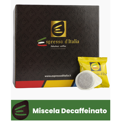BOX DA 50 CIALDE ESPRESSO D'ITALIA MISCELA DECAFFEINATO