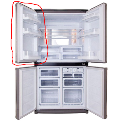 GUARNIZIONE PORTA FRIGO  FPACGA608CBYA ORIGINALE PER FRIGORIFERO SIDE BY SIDE SHARP