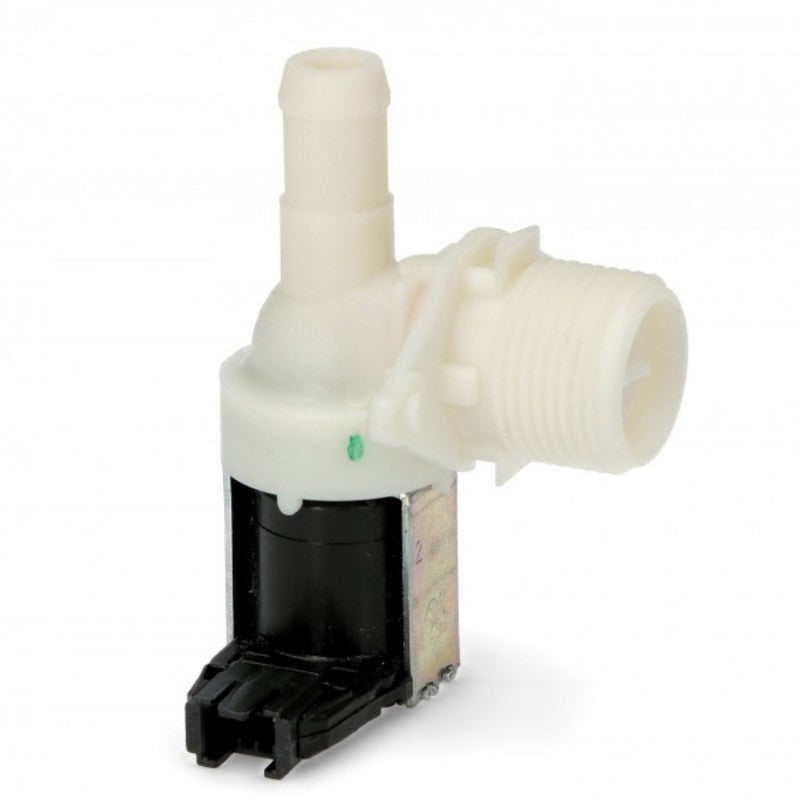 ELETTROVALVOLA 1 VIA 90° USCITA 15mm ATTACCO CON MORSETTIERA ADATTABILE LAVATRICE WHIRLPOOL - IGNIS - BAUKNECHT