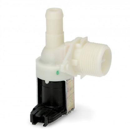 ELETTROVALVOLA 1 VIA 90° USCITA 15mm ATTACCO CON MORSETTIERA ADATTABILE LAVATRICE WHIRLPOOL - IGNIS - BAUKNECHT