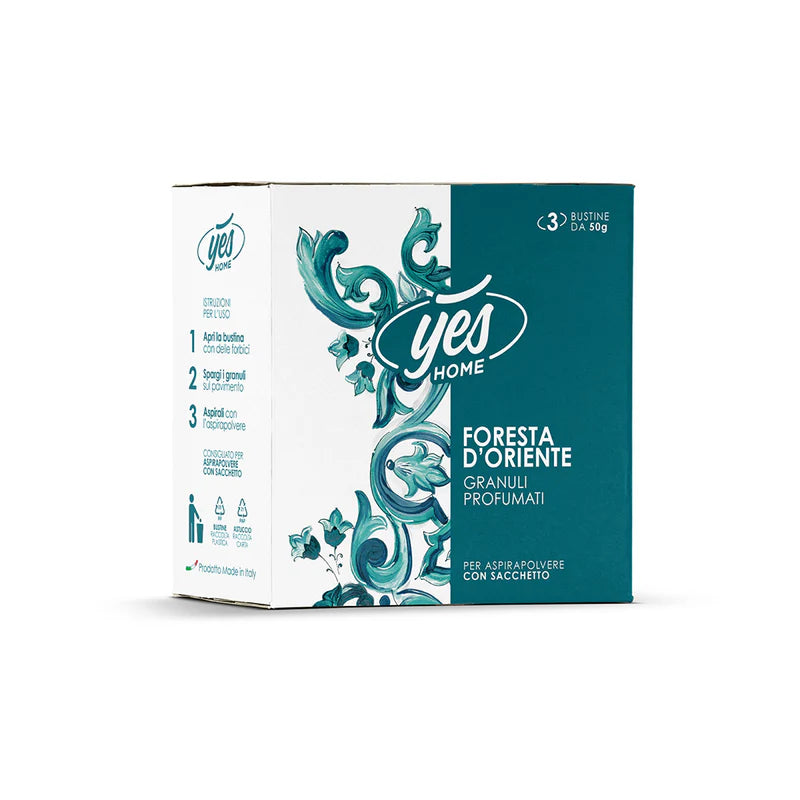 GRANULI PROFUMATI CLASSIC FORESTA D'ORIENTE PER ASPIRAPOLVERE CON SACCO