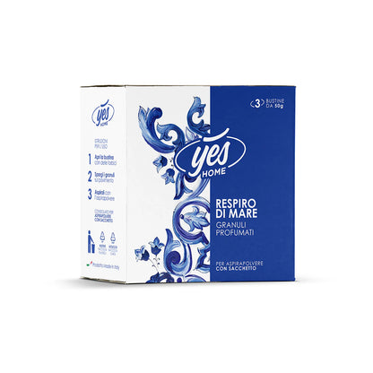 GRANULI PROFUMATI CLASSIC RESPIRO DI MARE PER ASPIRAPOLVERE CON SACCO