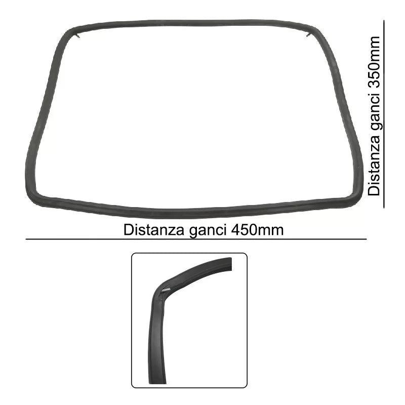 GUARNIZIONE PORTA FORNO 4 LATI ADATTABILE PER FORNI LOFRA