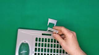 KIT 2 POMELLI GRIGLIA + SUPPORTI POMELLI  133.0064.071 ORIGINALE PER CAPPE FABER - FRANKE - WHIRLPOOL