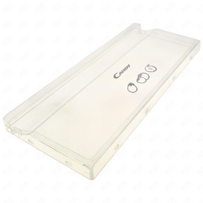 FRONTALE CASSETTO VERDURA 49035136 ORIGINALE PER FRIGORIFERO CANDY