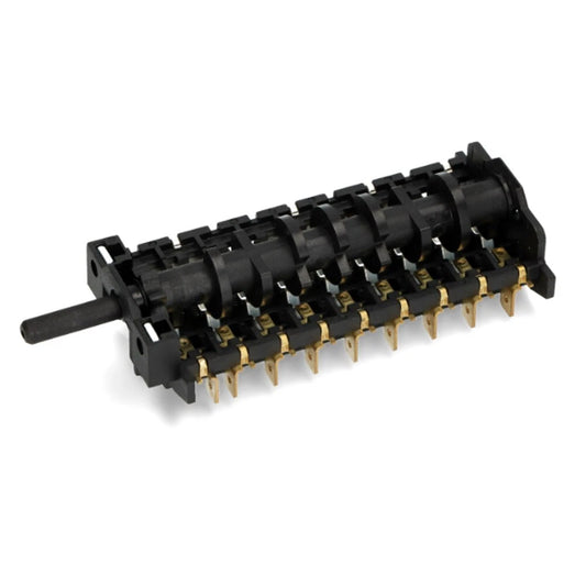 COMMUTATORE FORNO S380X/1 6+0 POSIZIONI 9+5 CONTATTI 811730204 ORIGINALE PER FORNI SMEG