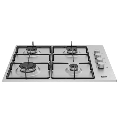 PIANO COTTURA A GAS 4 FUOCHI DA 60 CM BEKO HIGG641C3SX