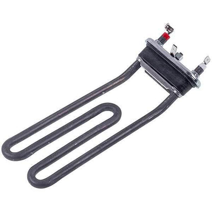 RESISTENZA LAVATRICE 1800W ORIGINALE C00088218 CON FORO TERMOSTATO E TERMOFUSIBILE PER LAVATRICE ARISTON - INDESIT