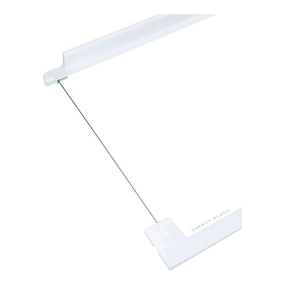 RIPIANO VETRO COMPLETO CON CORNICE 2251531063 ORIGINALE PER FRIGORIFERI REX -ELECTROLUX - ZANUSSI - SMEG