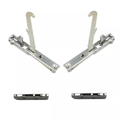 COPPIA CERNIERE CON PORTARULLI KCF5394 ADATTABILE A CUCINE E FORNI SMEG - ARISTON - INDESIT
