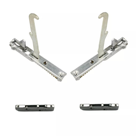 COPPIA CERNIERE CON PORTARULLI KCF5394 ADATTABILE A CUCINE E FORNI SMEG - ARISTON - INDESIT