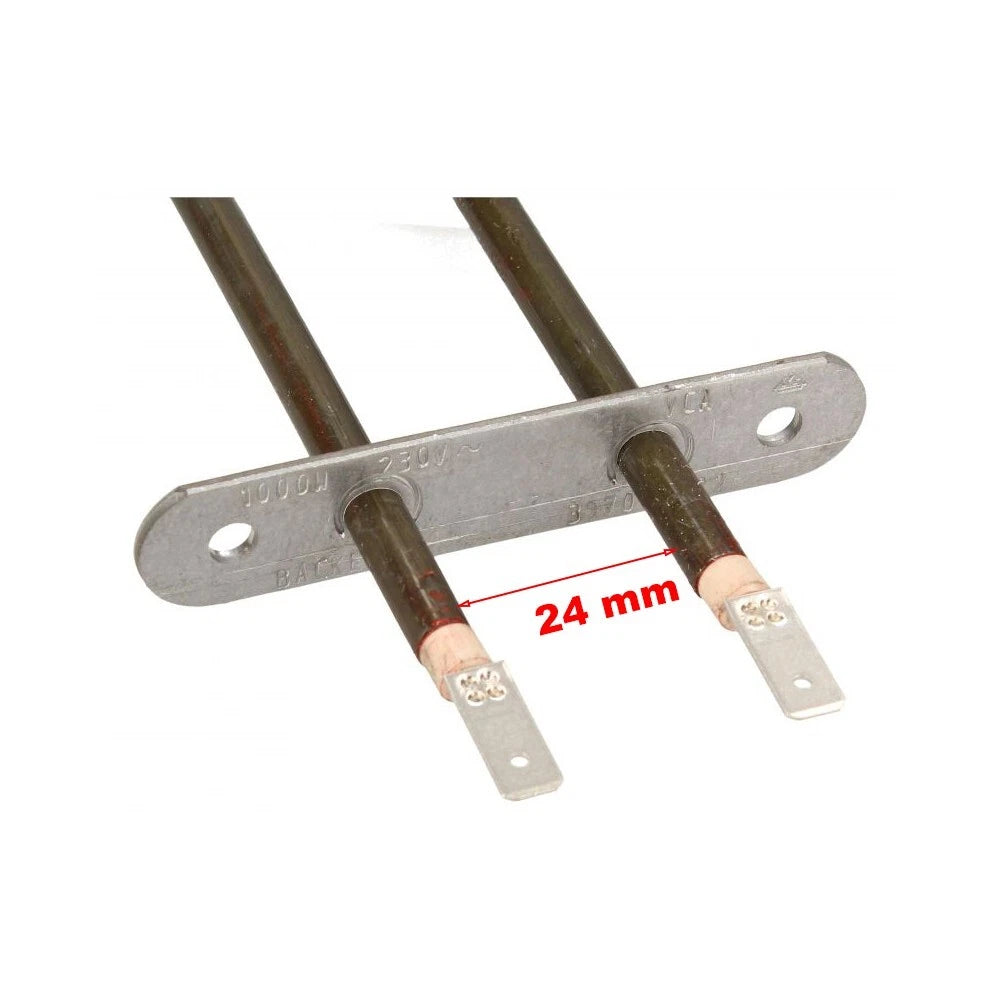 RESISTENZA BASE FORNO 3970125013 1000W ORIGINALE PER FORNI REX - ZANUSSI - ELECTROLUX