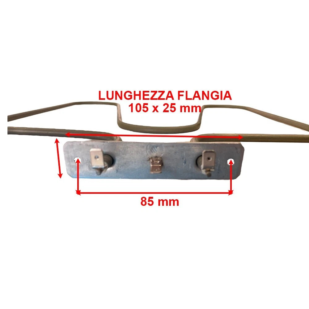 RESISTENZA BASE FORNO R494 1400W ADATTABILE PER FORNI LOFRA