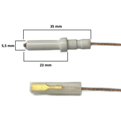 KIT 4PZ CANDELETTA ACCENSIONE ELETTRONICA 34101001 ADATTABILE PER CUCINA E PIANO COTTURA INDESIT - ARISTON